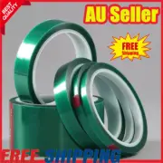 Green Polyester Tape 33m PET High Temp Temperature Masking Tape Powder CoatingGT