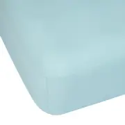 180 Thread Count Fitted Sheet - King Single Bed, Marine