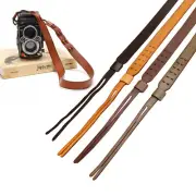 Genuine Leather Adjustable Camera Shoulder Neck Strap for TLR Rollei Rolleiflex