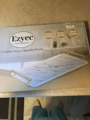 New Ezyec Ceramic Serving Tray w/ Handles