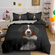 v5590 Bed Sheets Daisy Dog Cat Puppy Doona Duvet Cover Set Decor Bed Sheets IU5590