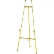 Quartet® Decorative Brass Display Easel With Tripod Base