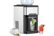 YOPOWER 3 in1 Ice Maker Machine with Hot and Cold Water Dispenser