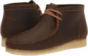 Men's Shoes Clarks Originals WALLABEE BOOTS Moccasin Lace Up 55513 BEESWAX
