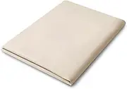 Cathay Home Single Flat Sheet, King (102" x 105"), Cream