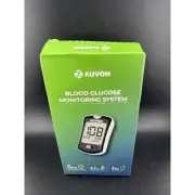 AUVON Blood Glucose Monitor Kit for Accurate Test Diabetes Testing Kit. Sealed