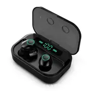 Bluetooth 5.0 Headset Tws Wireless Earphones Mini Earbuds Stereo Headphones Black