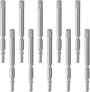 Kisangel 10pcs Precision Eight Tone Music Box Movement Parts P Iron Shaft for Turntable Speakers Musical Instrument Accessories for Easy Installation and Sound