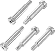uxcell 12Pcs 304 Stainless Steel Shoulder Bolt 8mm Shoulder Dia 30mm Shoulder Length M6 Thread Hex Socket Shoulder Bolts for Textile Hydraulic Injection Molding Machinery Industries