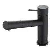 Mondella WELS 4 Star 7.5L/min 35mm Matte Black Resonance Pin Lever Sink Mixer