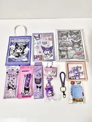 Sanrio Kawaii Kuromi Gift Bundle Gift Set Stationary Birthday Gift NEW