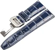 [EPANO] For IWC Portugues Pilot Genuine Leather Watch Band Bracelet Strap Accessory 22mm Crocodile Grain Watchbands