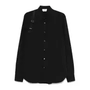 [Alexander Mcqueen] Alexander Mcqueen Poplin Shirt 42 CM BLACK