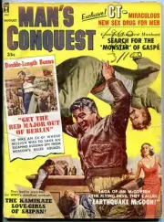MAG: Man's Conquest Magazine August 1960-LILI KARDELL -HUNTING-COMMIES VG