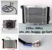 Engine Radiator +Thermal Cooling Fan for ATV Quad Bike Buggy 200ccc 300cc Atomik