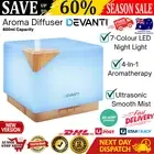 Devanti Ultrasonic Aroma Aromatherapy Diffuser Air Humidifier Essential Oils AU