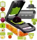 Vegetable Chopper Mandoline Slicer with Container for Vegetables Onions Garlic