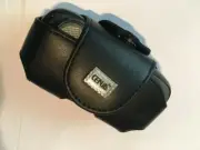 ZTE Telstra T20 Flip Leather Pouch with Mag Latch Flap & Belt Clip/Loop in Black