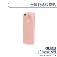 在飛比找蝦皮商城優惠-【犀牛盾】金屬髮絲紋背貼 適用iPhone6 6s Plus