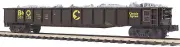 MTH Premier O #351128 B&O Baltimore & Ohio Gondola Car w' Junk Load 20-95597