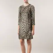 Rag & Bone Short Silk Leopard Print Dress Size 2 - MSRP $595