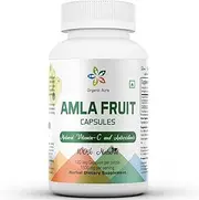 Organic Aura Amla Capsules 1500mg -150 Veg Capsules, Raw and Pure Natural Vitamin C, Naturally Boosts Immunity and Abundant Antioxidants Whole Green SuperFood Nutrition, Non GMO - Gluten Free.