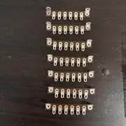 Lot of 7 New 8-Lug Phenolic Terminal Strips with Solder Lugs for Tube Amplifiers