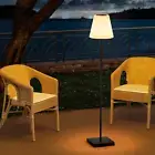 Solar Outdoor Floor Lamp Dimmable Cordless Lamps USB Rechargeable RGB Warm White