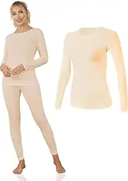 [Channo] Women's Lightweight Spring Base Layer - Breathable Undershirt & Pants, Limited Sizes