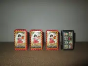 Lot Of 4 MARY ENGELBRIET 3oz Bars Of Soap ~ Christmas Spice, Lemon Verbena