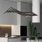 Large Chandelier Lighting Black Pendant Light Kitchen Lights Hotel Ceiling Lamp