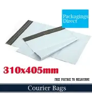 500x Poly Mailer 03 310 x 405mm Courier Bag Plastic Mailing Satchel