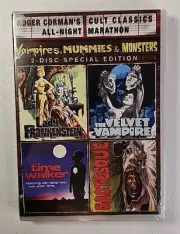 Roger Corman's Cult Classics: Vampires, Mummies & Monsters (DVD) Brand New