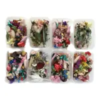 在飛比找momo購物網優惠-【BJ SHOP】4入組-綜合乾燥花盒 香薰蠟燭 香氛片材料