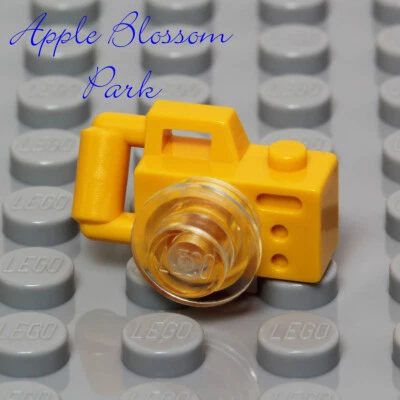 NEW Lego City Town Train Minifig YELLOW CAMERA w/Lens - Tourist Minifigure Tool