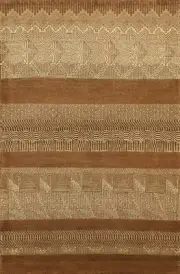Gabbeh Kashkoli Modern Area Rug 4'x6' Hand-knotted Wool Carpet