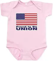 [CafePress] Proud to Be Union Infant Creeper Cute Infant Bodysuit Baby Romper
