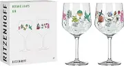 RITZENHOFF Botanic Lights Series 3881002 Gin Glass 700 ml Goblet Set of 2 Made in Germany