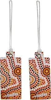[My Bag Tag] Aboriginal Art Luggage Tag