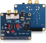 Bewinner I2S Interface HiFi DIGI DAC + HiFi DIGI Digital Audio Card for B+ Model B 2B 3B PCM5122 DAC Output with Gold-Plated 3.5 mm Jack Socket RCV Double Terminal