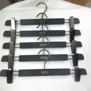 EXTRA QUALITY NEW HUGO BOSS LOGO WOOD CLOTHES HOOKS HANGERS Lot of 5