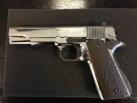 在飛比找露天拍賣優惠-【 賀臻生存遊戲 】謎版 M1911 鍍鉻鏡面處裡~ 實槍般