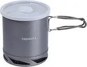 Fire-Maple Hard Anodized Aluminum Camping Pot with Folding Handle for Hiking Picnic with Heat Exchanger Cookware Camping Cookware Pots