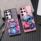 Stitch & Angel Shockproof Case for Samsung Galaxy S24 S23 S22 S21 S20 Note20