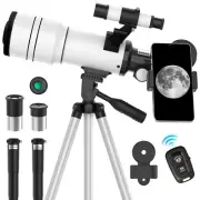 ToyerBee Telescope for Adults & Kids 70mm Aperture Astronomical Refractor Tel...