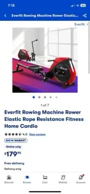 Everfit ROWINGELA4L Rowing Machine