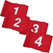 WHAMVOX Golf Flags Individually Numbered Wear-resistant for Course Training Use