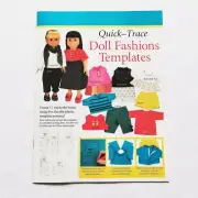 DollStyle QuickTrace Kit: 18" Doll Fashion Templates, 5 Quilting Rulers & Sewing