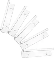 iplusmile 5 Sets Vinyl Record Storage and Display 12 Inch Clear Vinyl Record Shelf Wall Mount Acrylic Album Display Holder Storage Hanger CD Floating Shelf