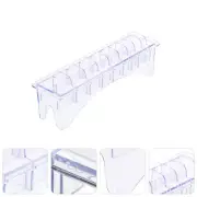 Storage Tray Organizer Comb Box Hair Tools Boxes for Impliments Clear